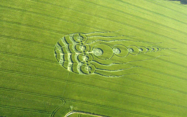man made crop circle HD Desktop Wallpaper | Background Image