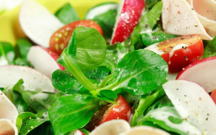 food salad HD Desktop Wallpaper | Background Image
