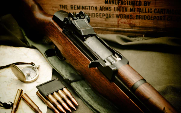 man made M1 Garand HD Desktop Wallpaper | Background Image