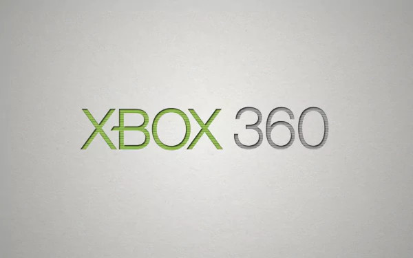 HD desktop wallpaper featuring the Xbox 360 logo, showcasing modern design with a sleek gray and green color palette. A great addition to any gaming-themed background.