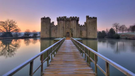 man made Bodiam Castle HD Desktop Wallpaper | Background Image