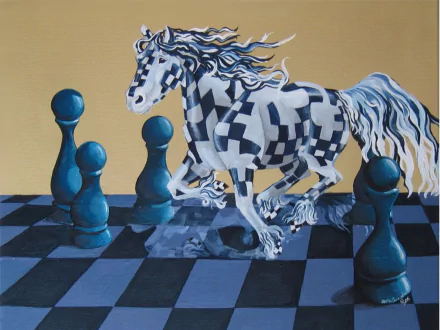 man made chess HD Desktop Wallpaper | Background Image