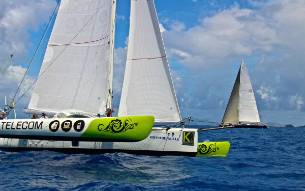 vehicle trimaran HD Desktop Wallpaper | Background Image