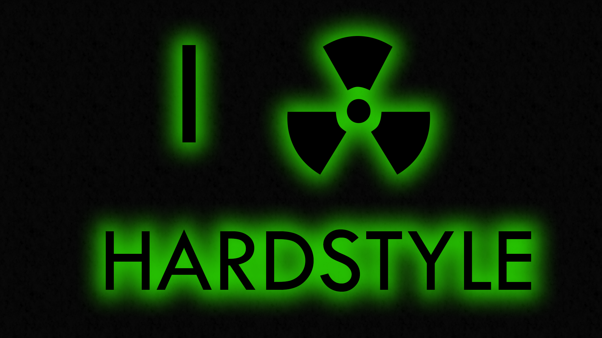 I LOVE HARDSTYLE HD Wallpaper Hintergrund 1920x1080