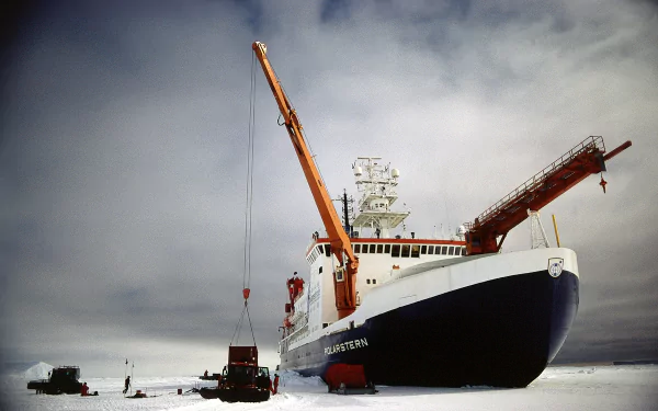 ship vehicle icebreaker HD Desktop Wallpaper | Background Image
