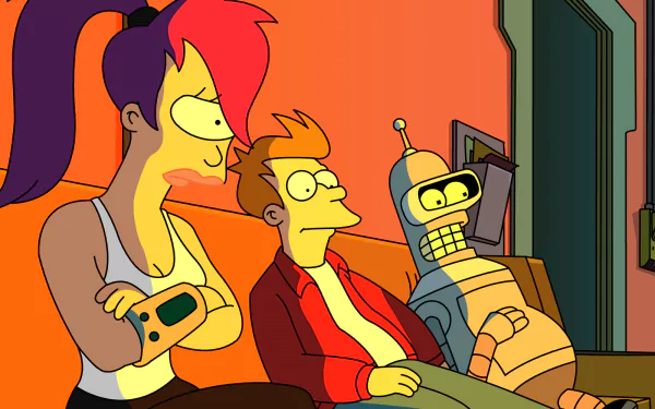 Bender (Futurama) Fry (Futurama) Leela (Futurama) TV Show Futurama HD Desktop Wallpaper | Background Image