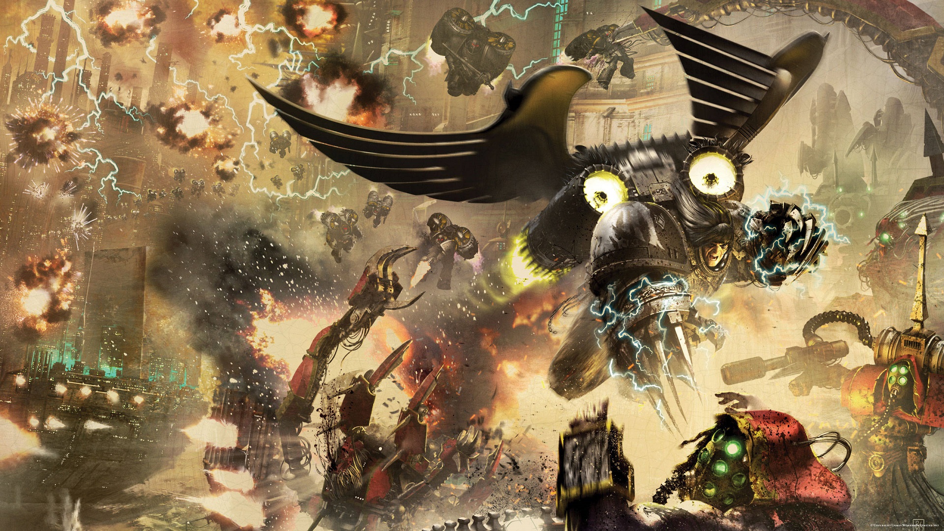 Sci Fi Horus Heresy HD Wallpaper | Background Image