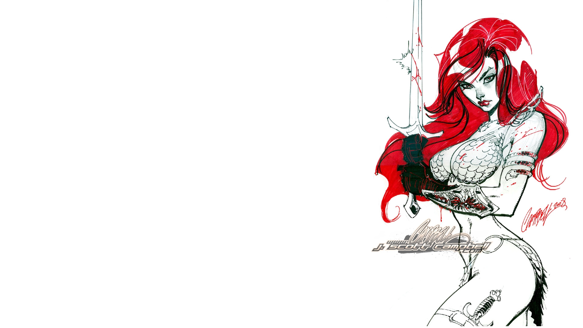 Comics Red Sonja HD Wallpaper | Background Image