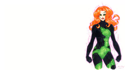 Comic Poison Ivy HD Desktop Wallpaper | Background Image