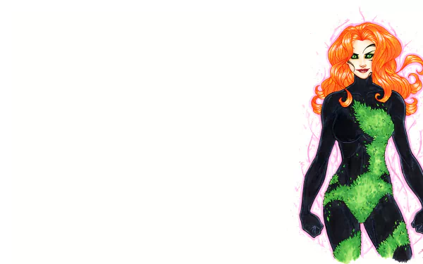 Comic Poison Ivy HD Desktop Wallpaper | Background Image