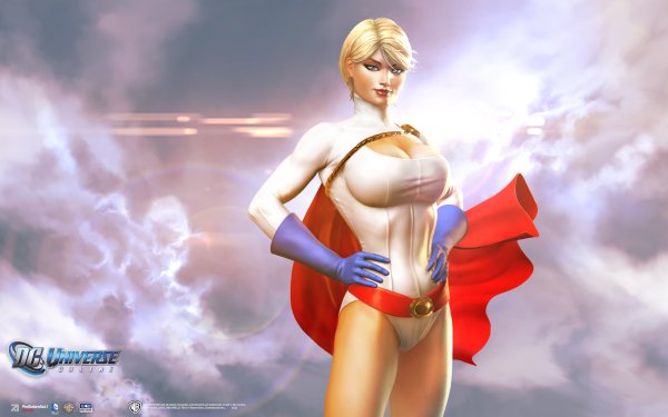 Video Game DC Universe Online Power Girl HD Wallpaper | Background Image