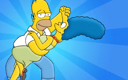 Homer Simpson Marge Simpson TV Show The Simpsons HD Desktop Wallpaper | Background Image
