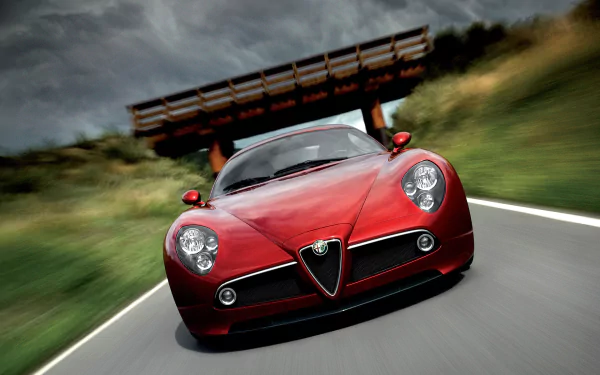 Alfa Romeo vehicle Alfa Romeo 8C Competizione HD Desktop Wallpaper | Background Image