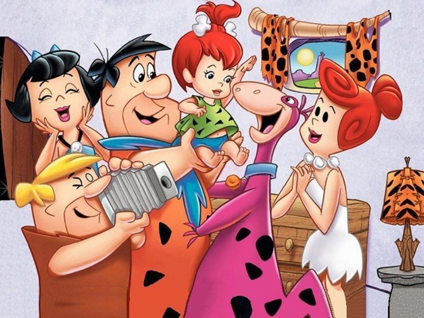 HD Wallpaper Of The Flintstones Family Fun