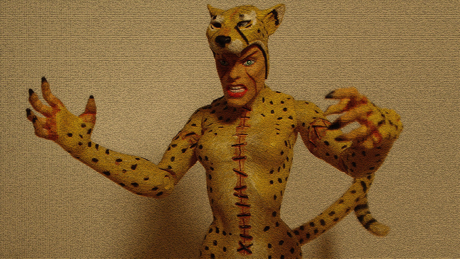 cheetah dc doll