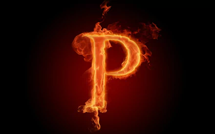  flaming p