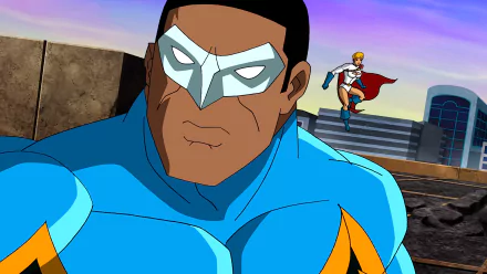 Power Girl Comic Black Lightning HD Desktop Wallpaper | Background Image
