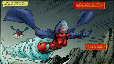 Comic Red Tornado HD Desktop Wallpaper | Background Image