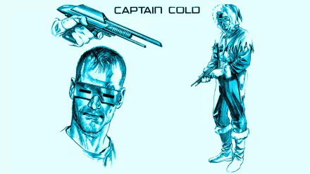 Comic Captain Cold HD Desktop Wallpaper | Background Image