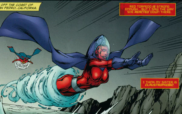 Comic Red Tornado HD Desktop Wallpaper | Background Image