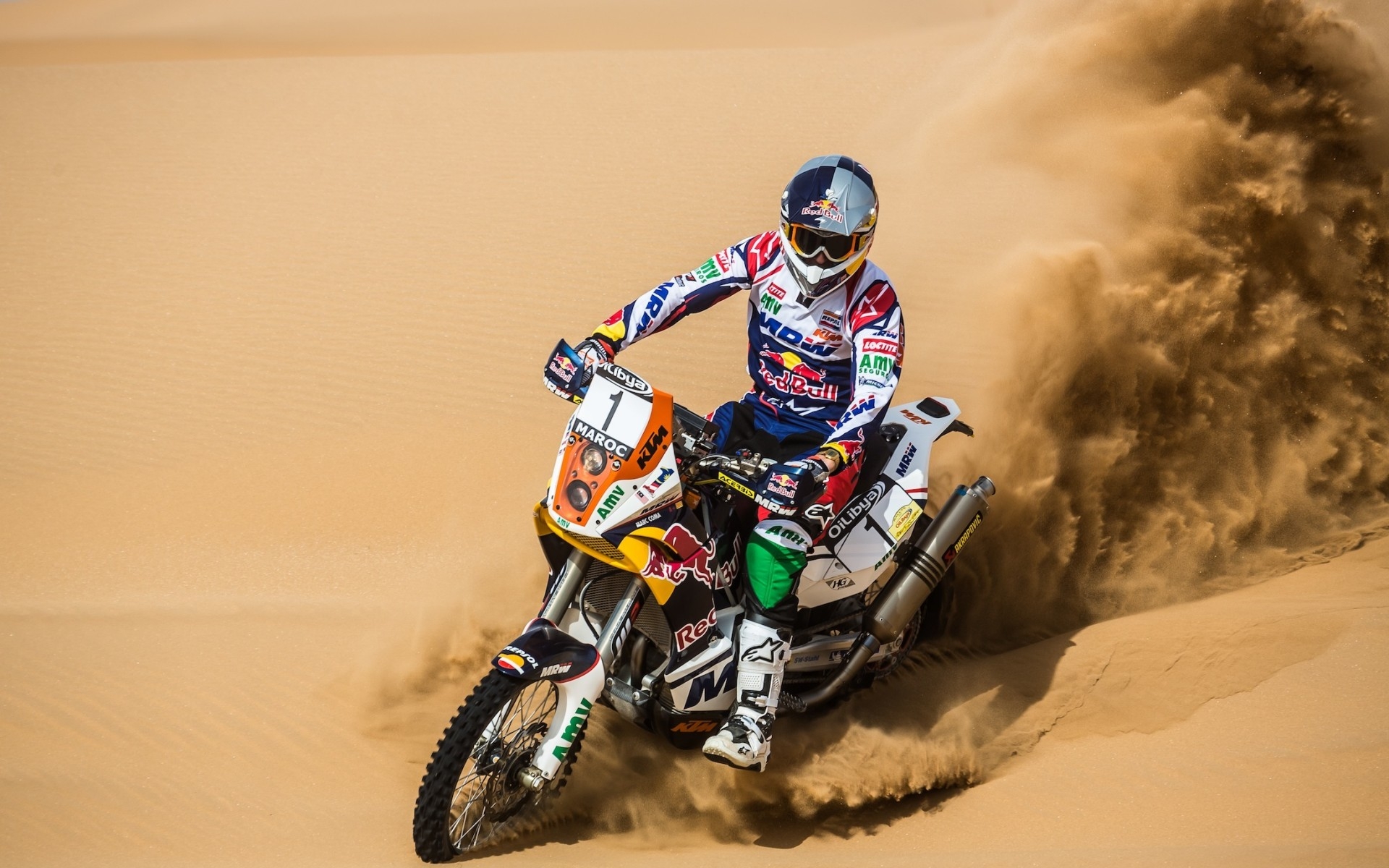 Dakar Rallye HD Thrilling Motorcycle Adventure In The Desert Sand