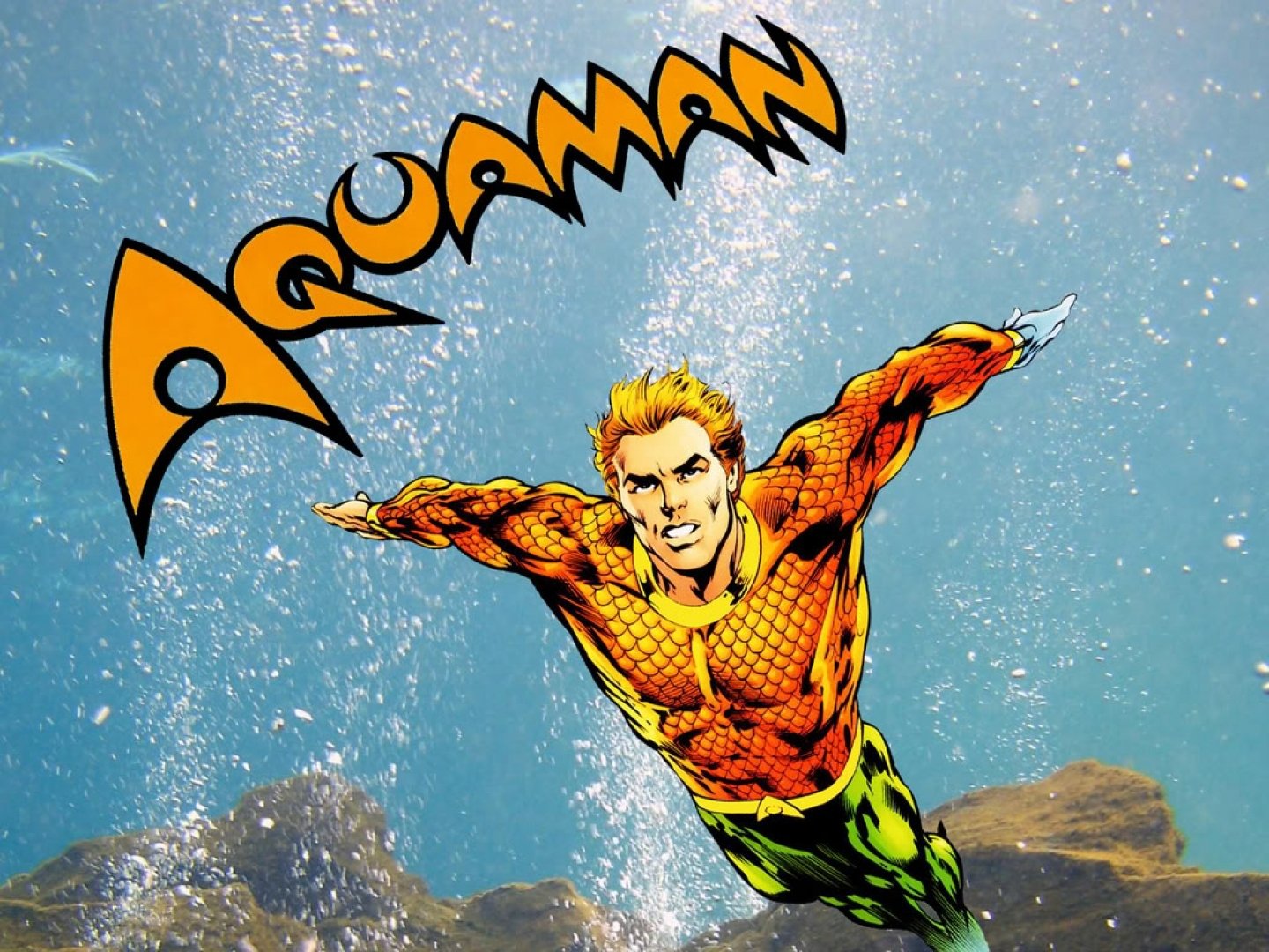 Download Comic Aquaman Wallpaper