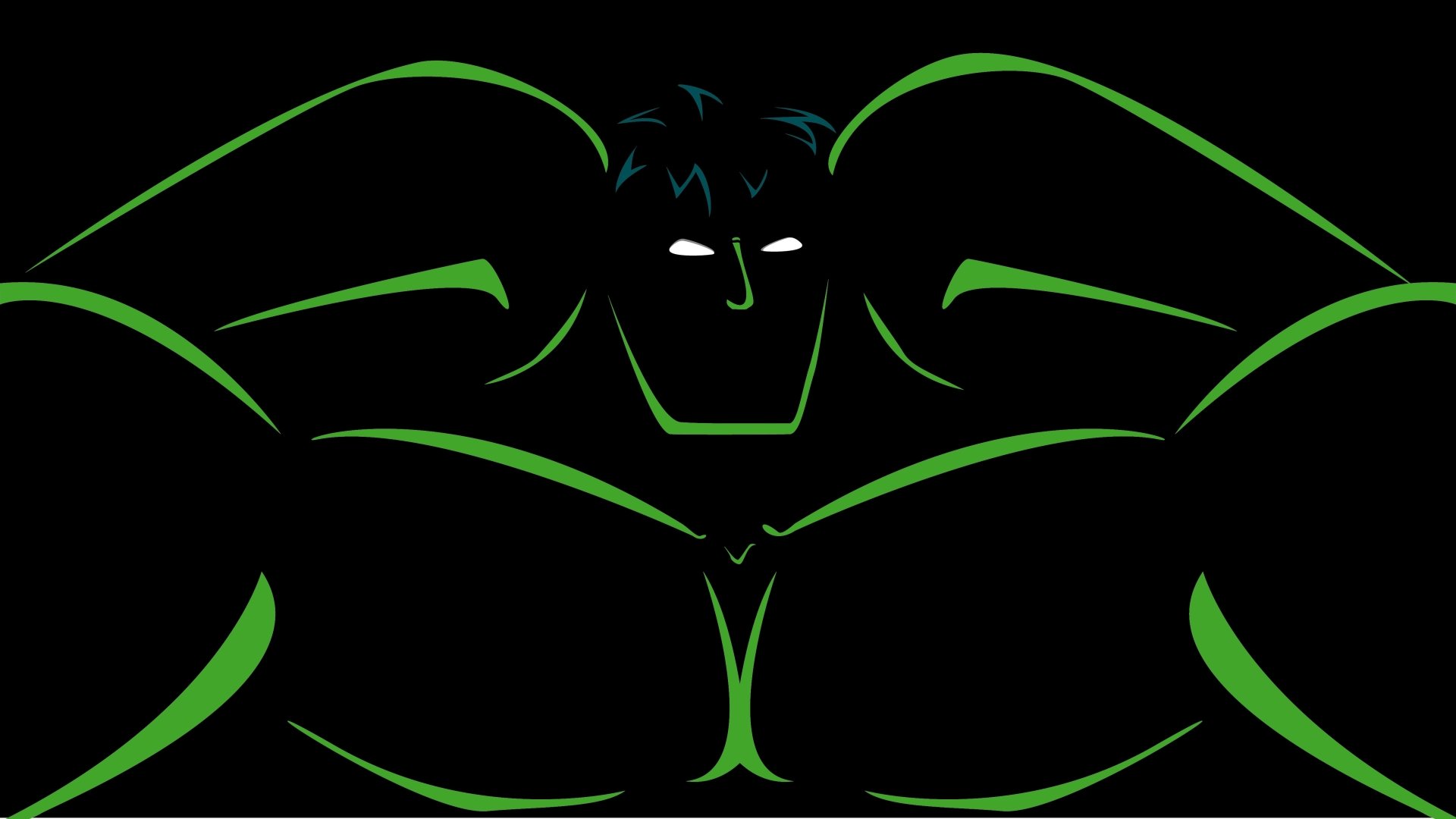 Bold illustration of the Hulk in vibrant green, featuring his muscular form against a dark background. This 4K Ultra HD artwork serves as a striking desktop wallpaper.