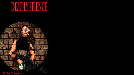 Comic deadly silence HD Desktop Wallpaper | Background Image