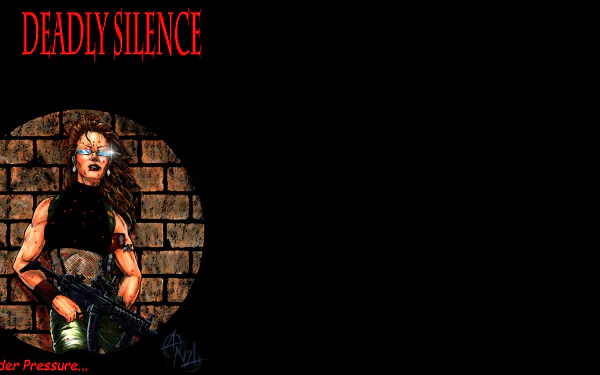 Comic deadly silence HD Desktop Wallpaper | Background Image