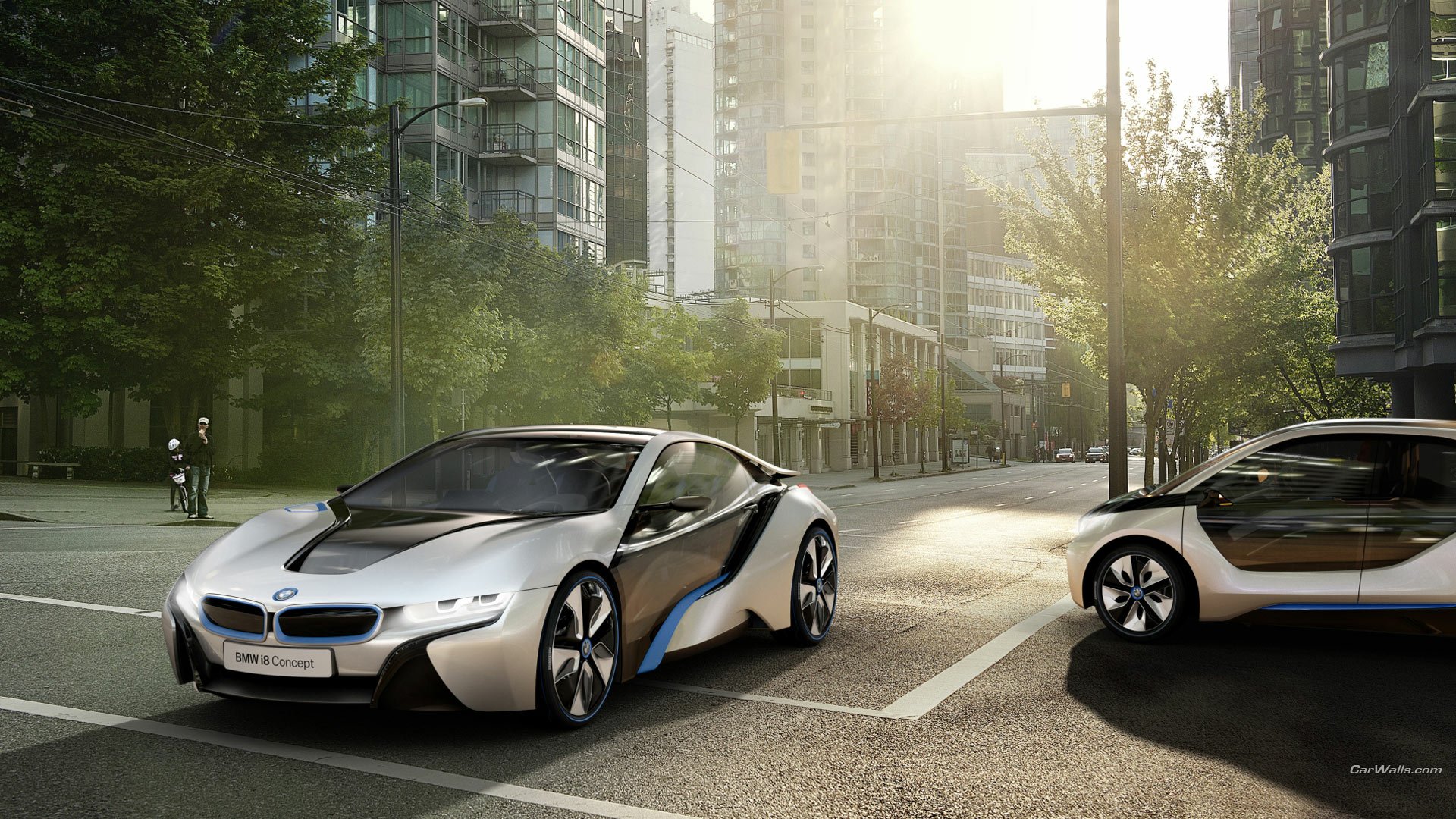 Download Car Silver Car BMW I8 BMW I3 Vehicle BMW HD Wallpaper