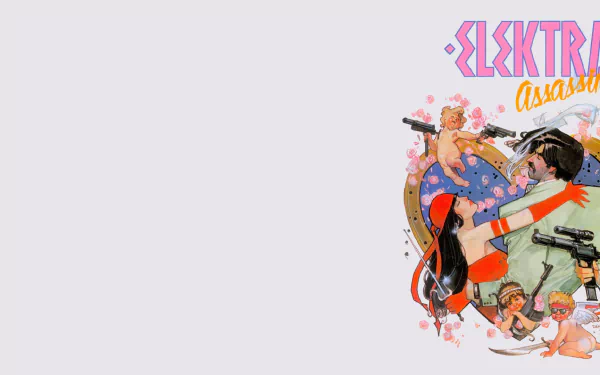 Elektra (Marvel Comics) Comic HD Desktop Wallpaper | Background Image