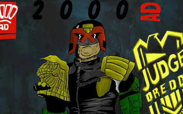 Judge Dredd Comic 2000 AD HD Desktop Wallpaper | Background Image