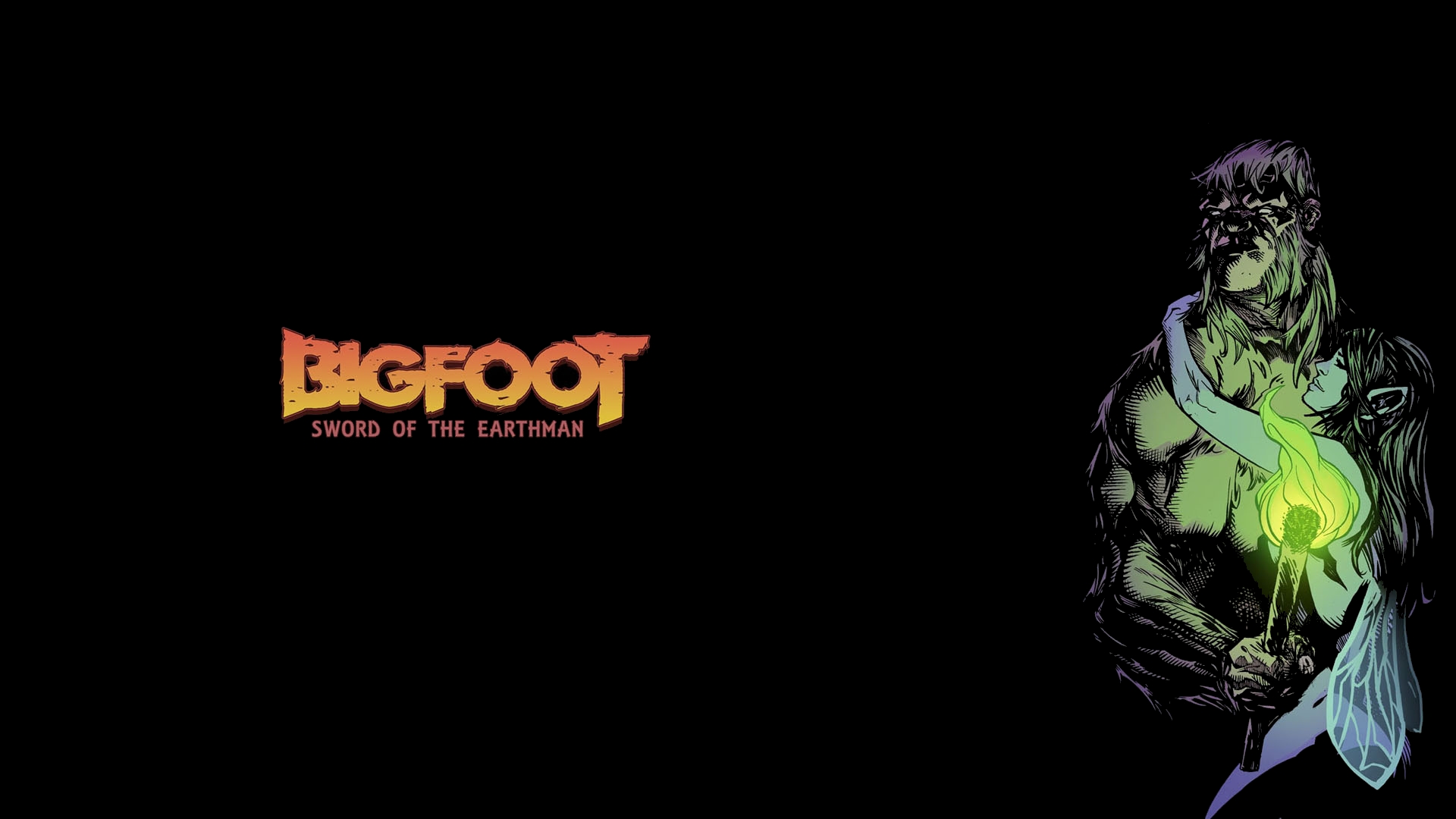 Comics Bigfoot HD Wallpaper | Background Image