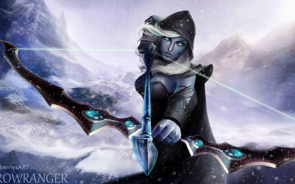 Drow Ranger (DotA 2) video game DotA 2 HD Desktop Wallpaper | Background Image