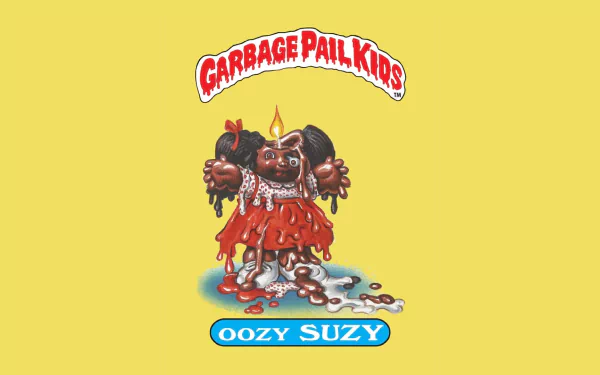 Oozy Suzy Comic Garbage Pail Kids HD Desktop Wallpaper | Background Image