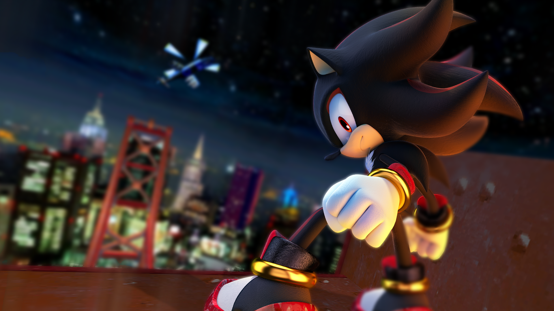 Shadow the Hedgehog Wallpaper by Vadymar