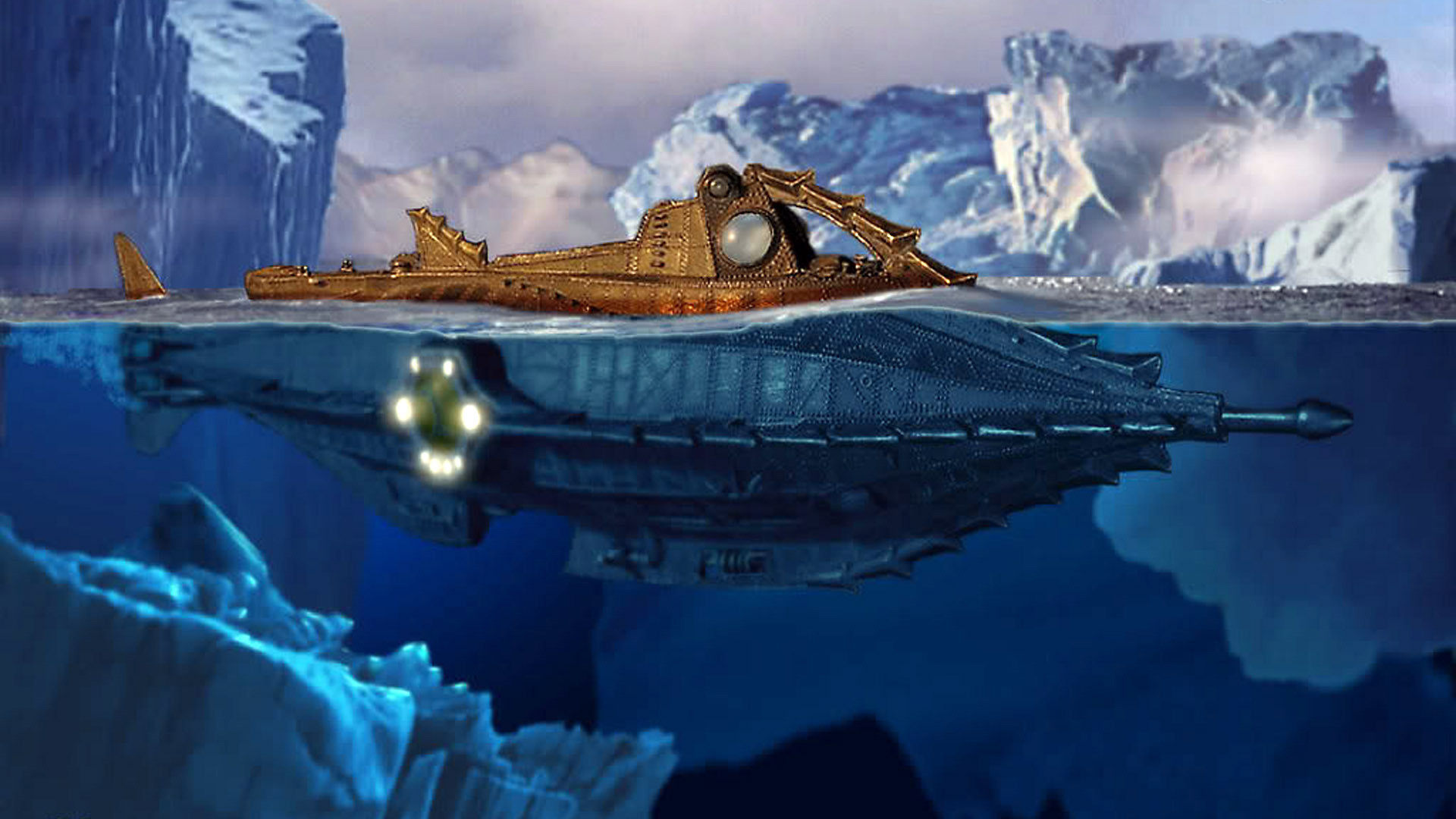 20000 Leagues Under The Sea Nautilus Wallpaper