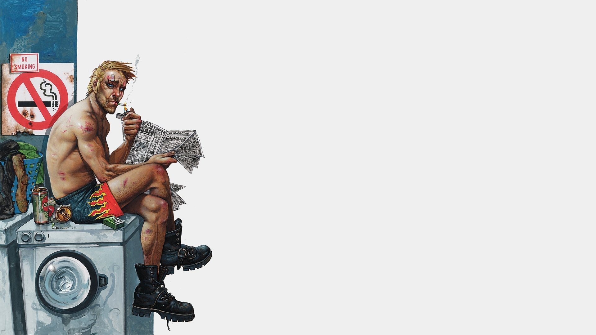 Download John Constantine Comic Hellblazer HD Wallpaper