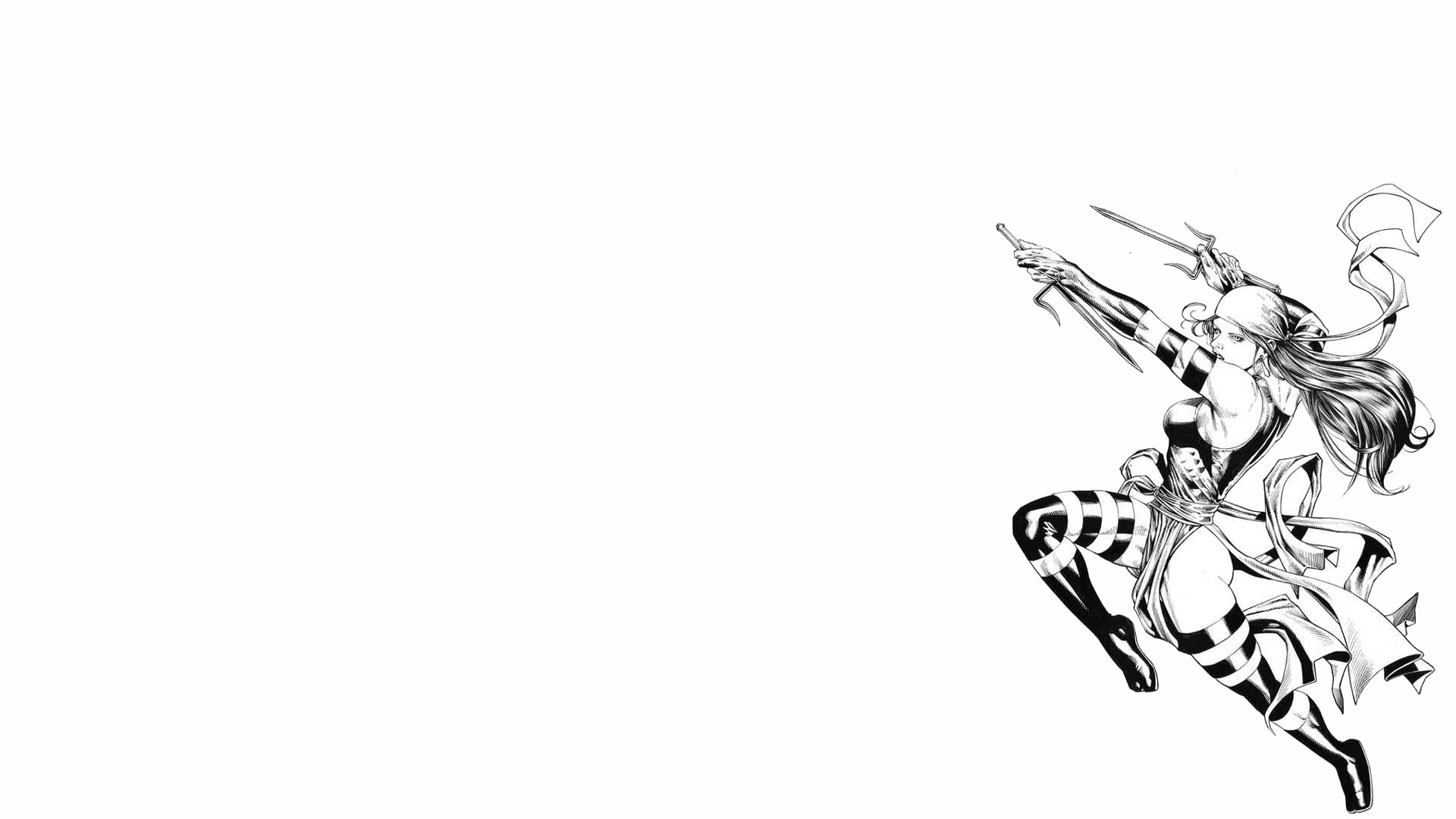 Download Elektra (Marvel Comics) Comic HD Wallpaper