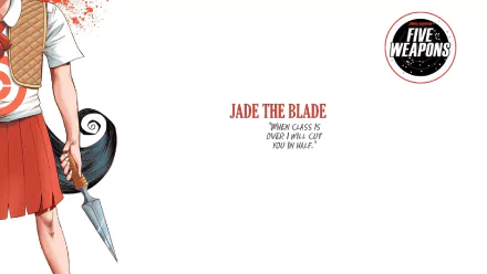 Jade the Blade Comic five weapons HD Desktop Wallpaper | Background Image