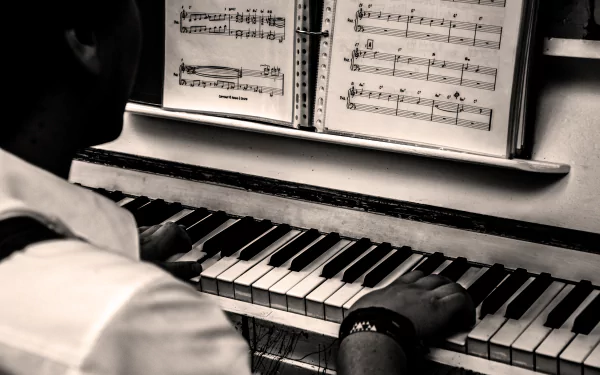 music piano HD Desktop Wallpaper | Background Image