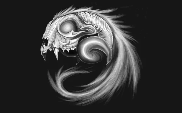 dark skull HD Desktop Wallpaper | Background Image