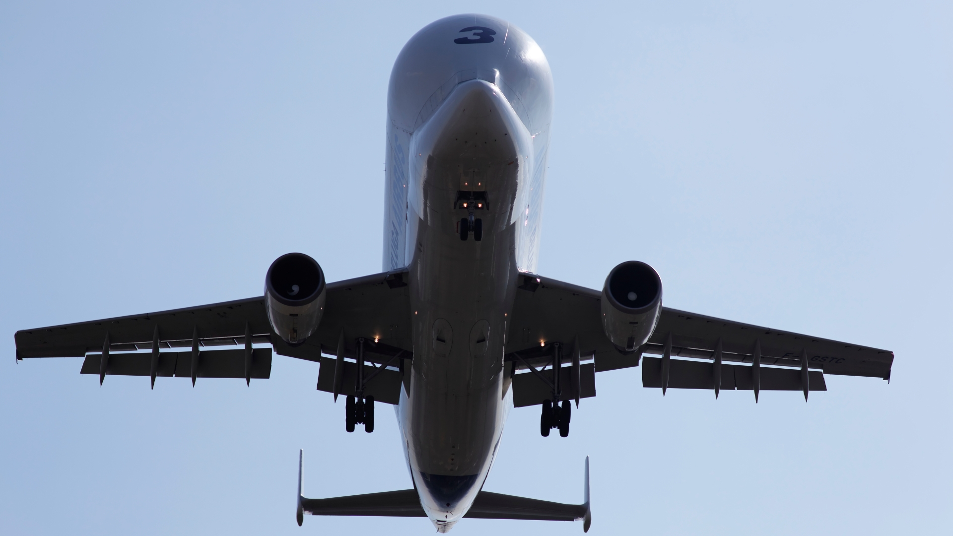 Airbus a 300 605 st Beluga Plane Sky [1920x1080] : r/wallpaper