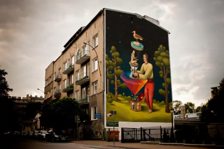 artistic Street Art HD Desktop Wallpaper | Background Image