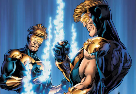 Comic Booster Gold HD Desktop Wallpaper | Background Image