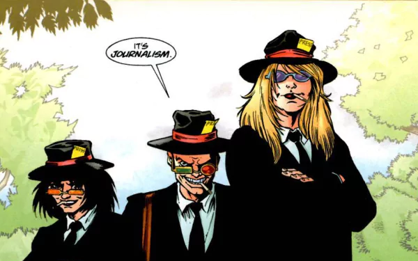Spider Jerusalem Comic Transmetropolitan HD Desktop Wallpaper | Background Image