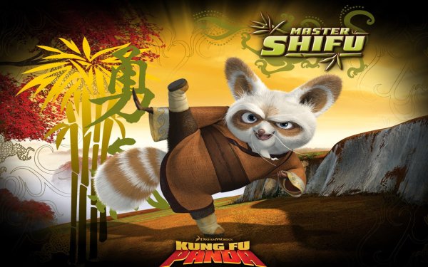 Movie Kung Fu Panda Dustin Hoffman Shifu HD Wallpaper | Background Image