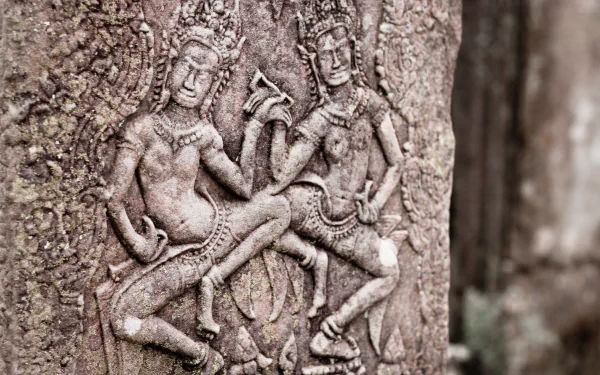religious Angkor Thom HD Desktop Wallpaper | Background Image
