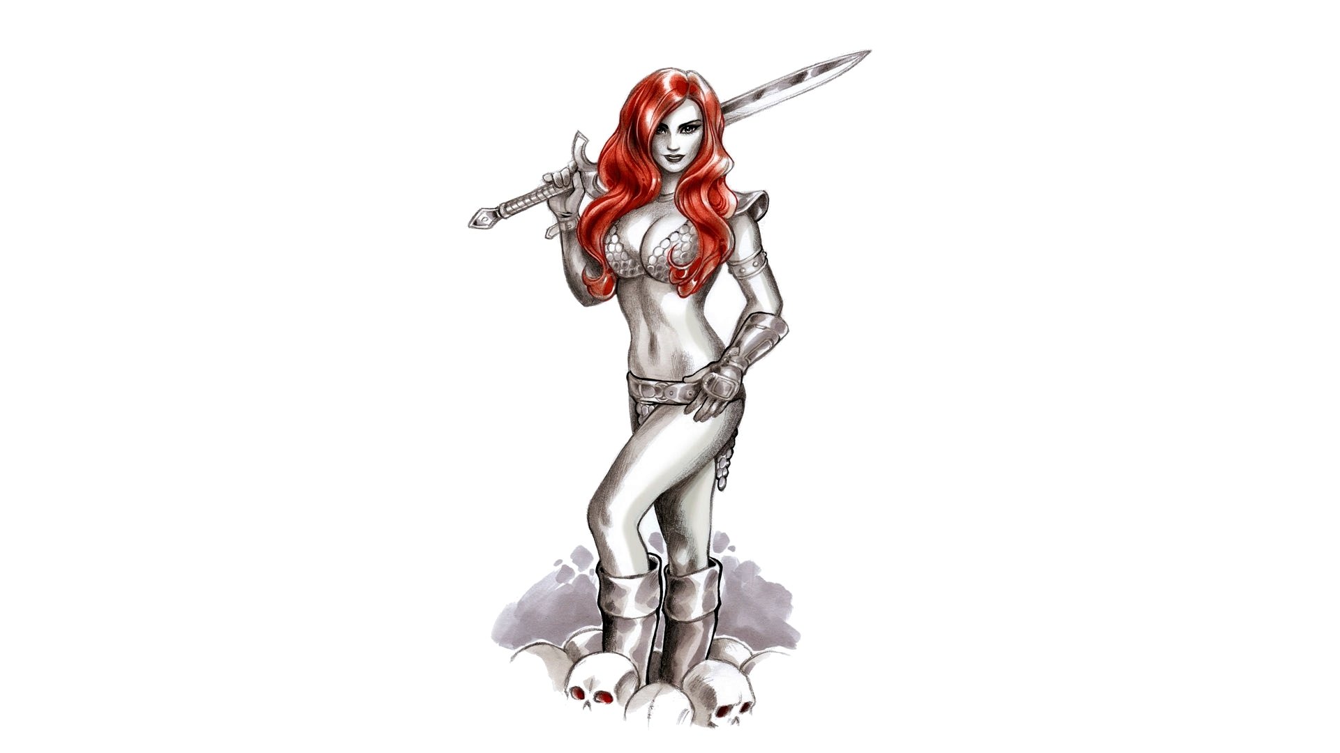 Download Comic Red Sonja HD Wallpaper