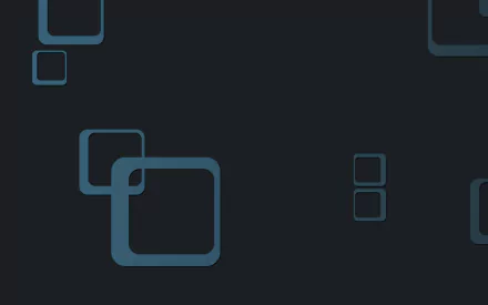 HD desktop wallpaper with abstract blue geometric shapes on a dark background.